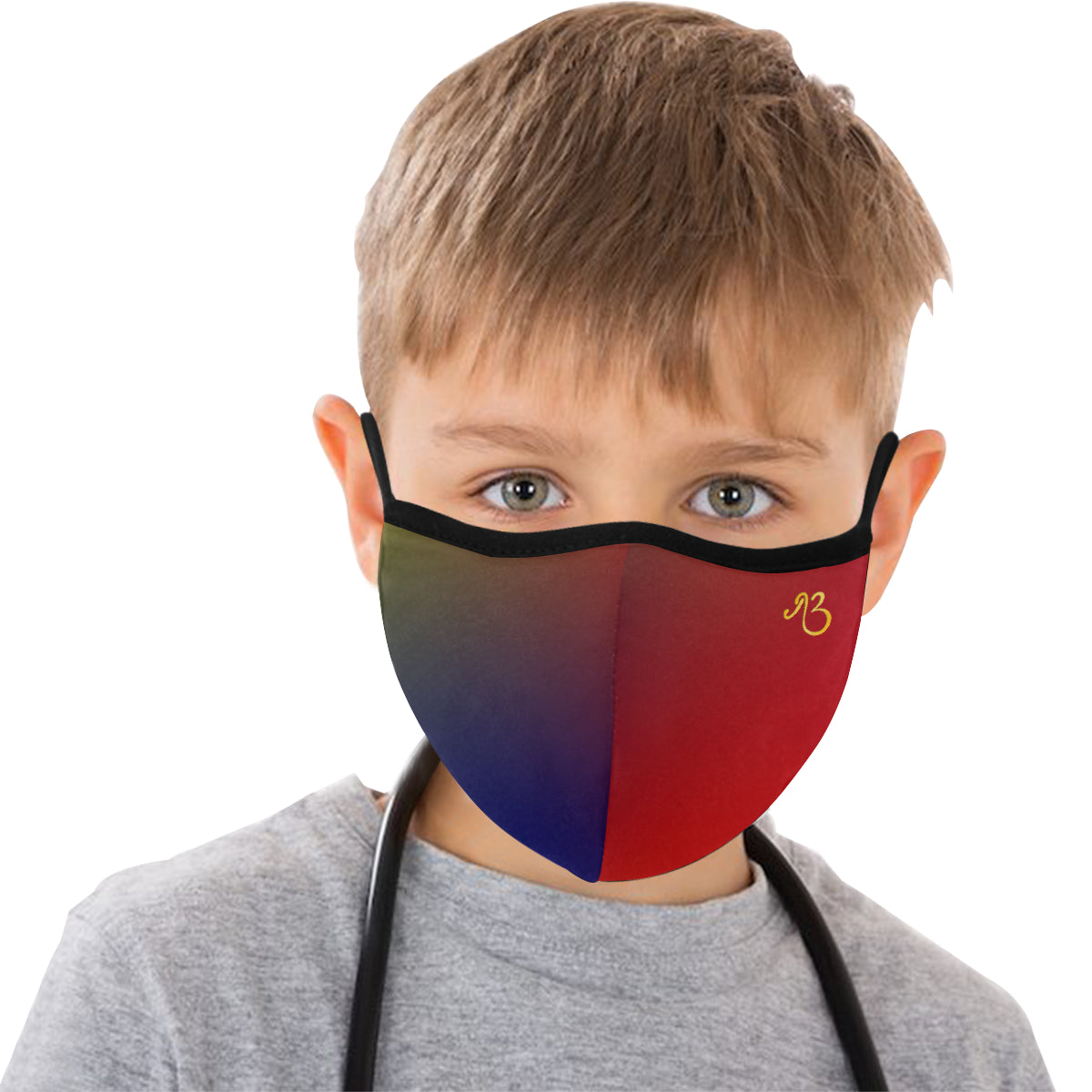 AfriBix Scarlet Galaxy Cotton Fabric Face Mask (30 Filters Included) - Non-medical use