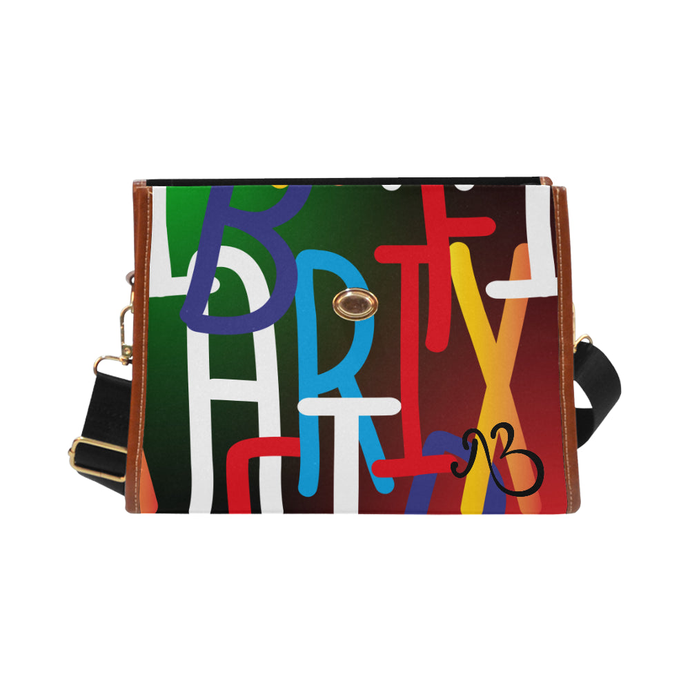 AfriBix Collage Satchel