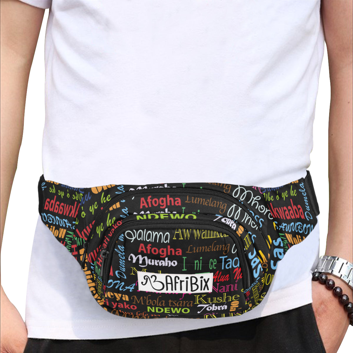 AfriBix Hello Print Waist Bag