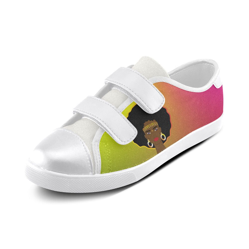 AfriBix Warrior Sun Galaxy Kids Velcro Canvas