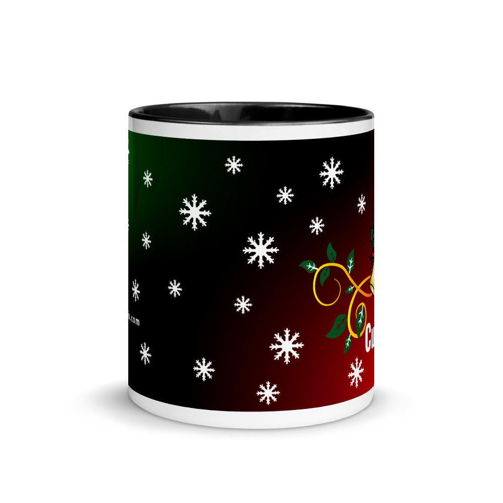 'Personalised' Christmas Two Toned Mug