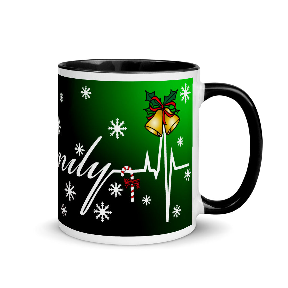 'Family Christmas' Two Toned Mug