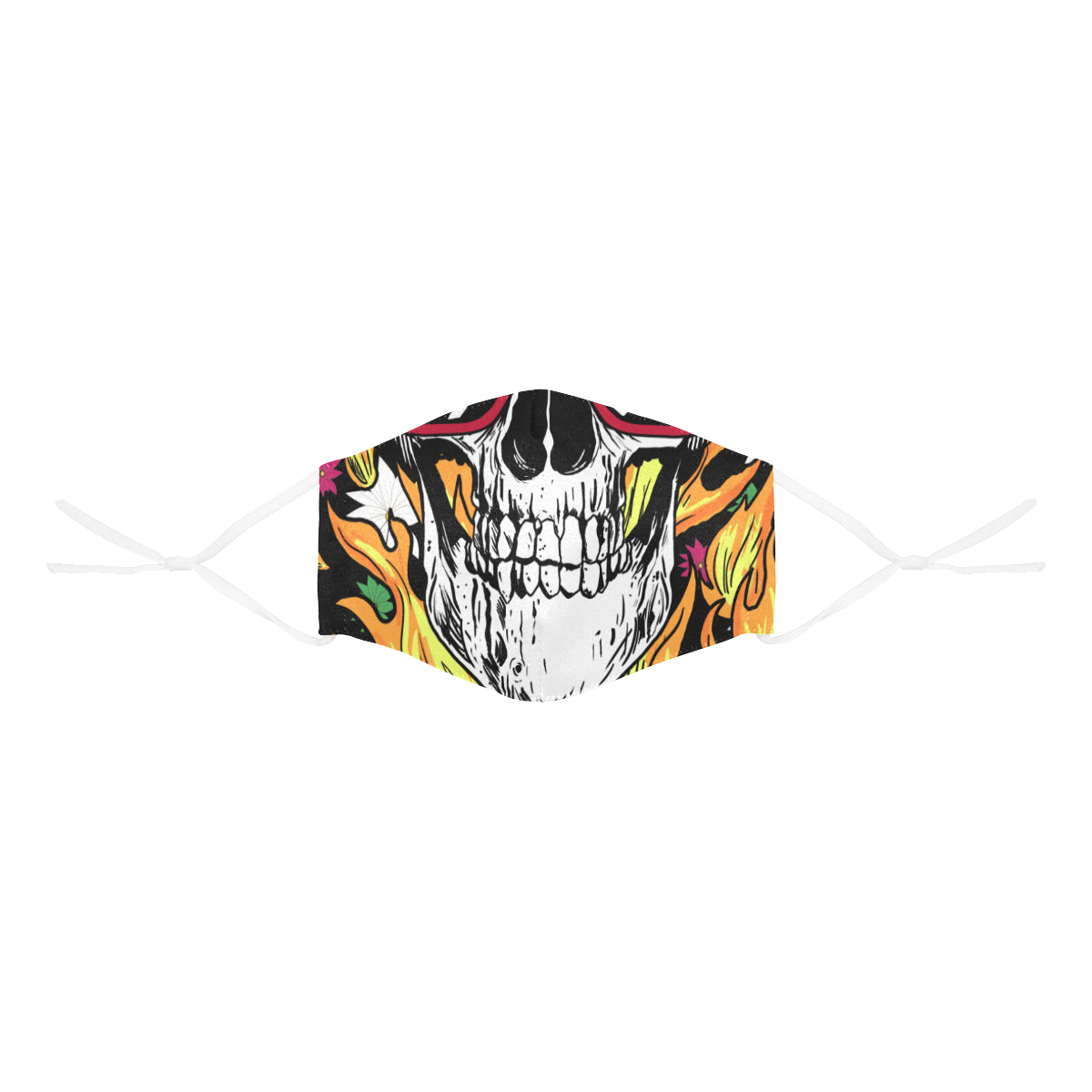 Skeletor FM 5 Cotton Fabric Face Mask with Filter Slot & Adjustable Strap (Pack of 5) - Non-medical use