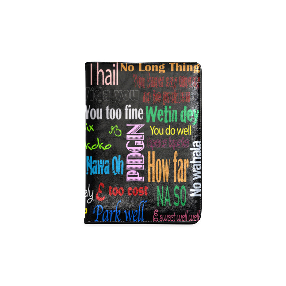 AfriBix Pidgin Print A5 Leatherette Notebook