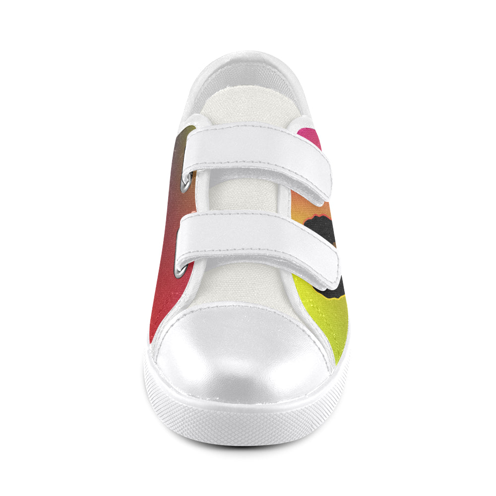 AfriBix Warrior Sun Galaxy Kids Velcro Canvas