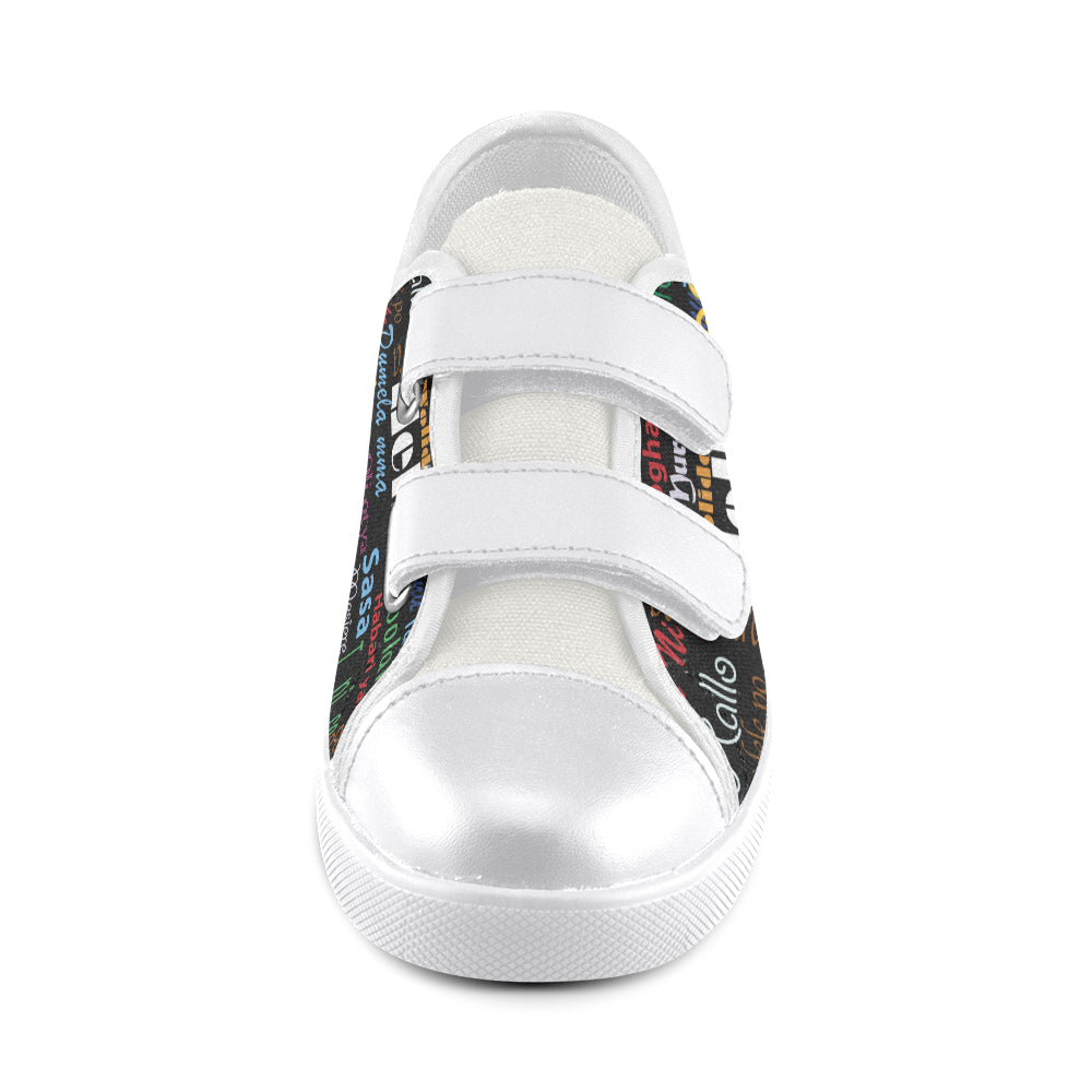 AfriBix Kids Hello Velcro Canvas
