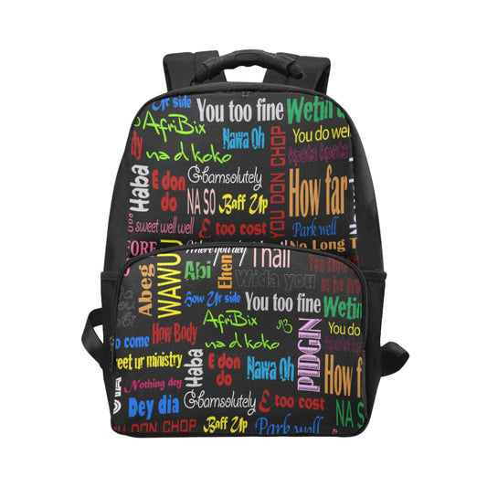 AfriBix Pidgin Print Classic Backpack