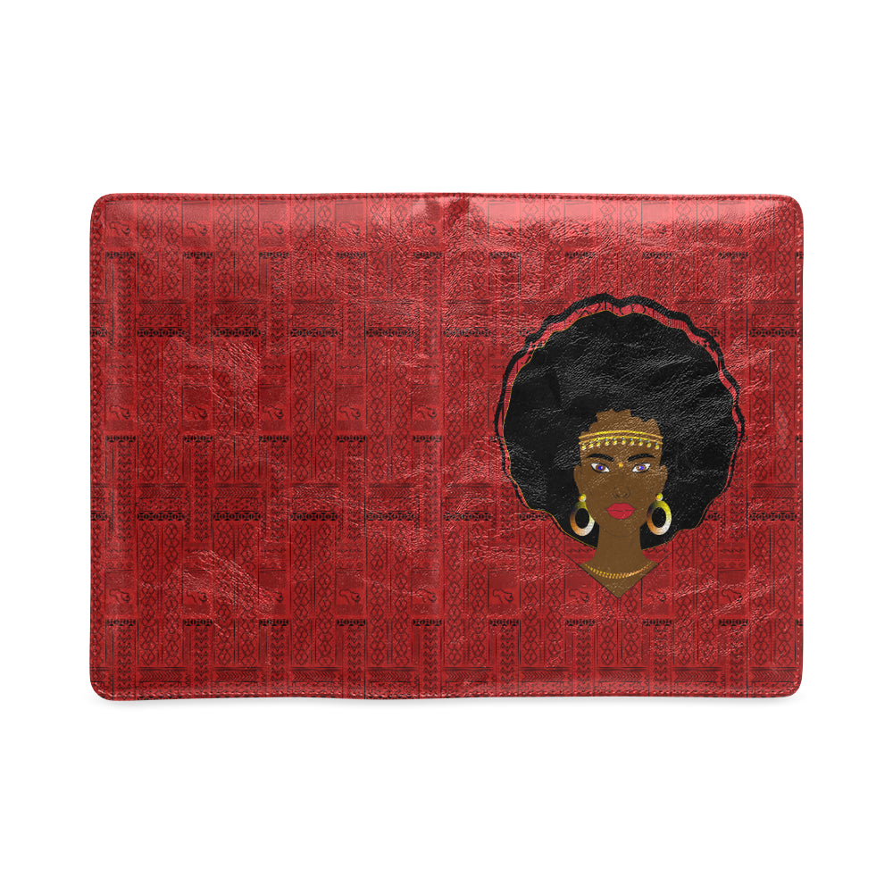 AfriBix Warrior Tribal Print A5 Leatherette Notebook