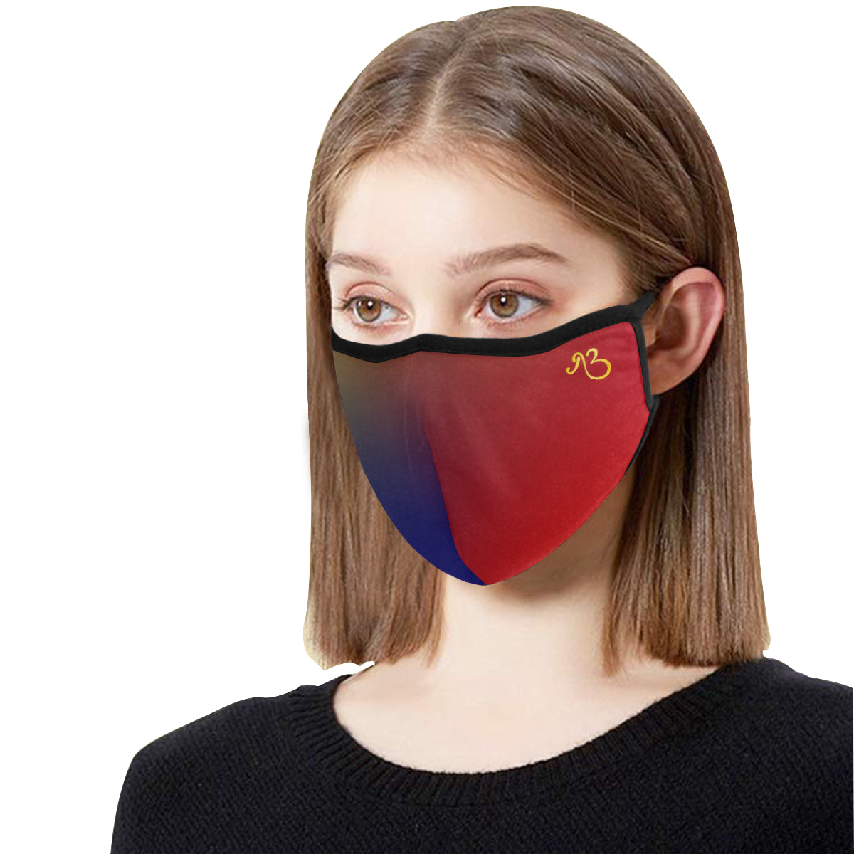 AfriBix Scarlet Galaxy Cotton Fabric Face Mask (30 Filters Included) - Non-medical use