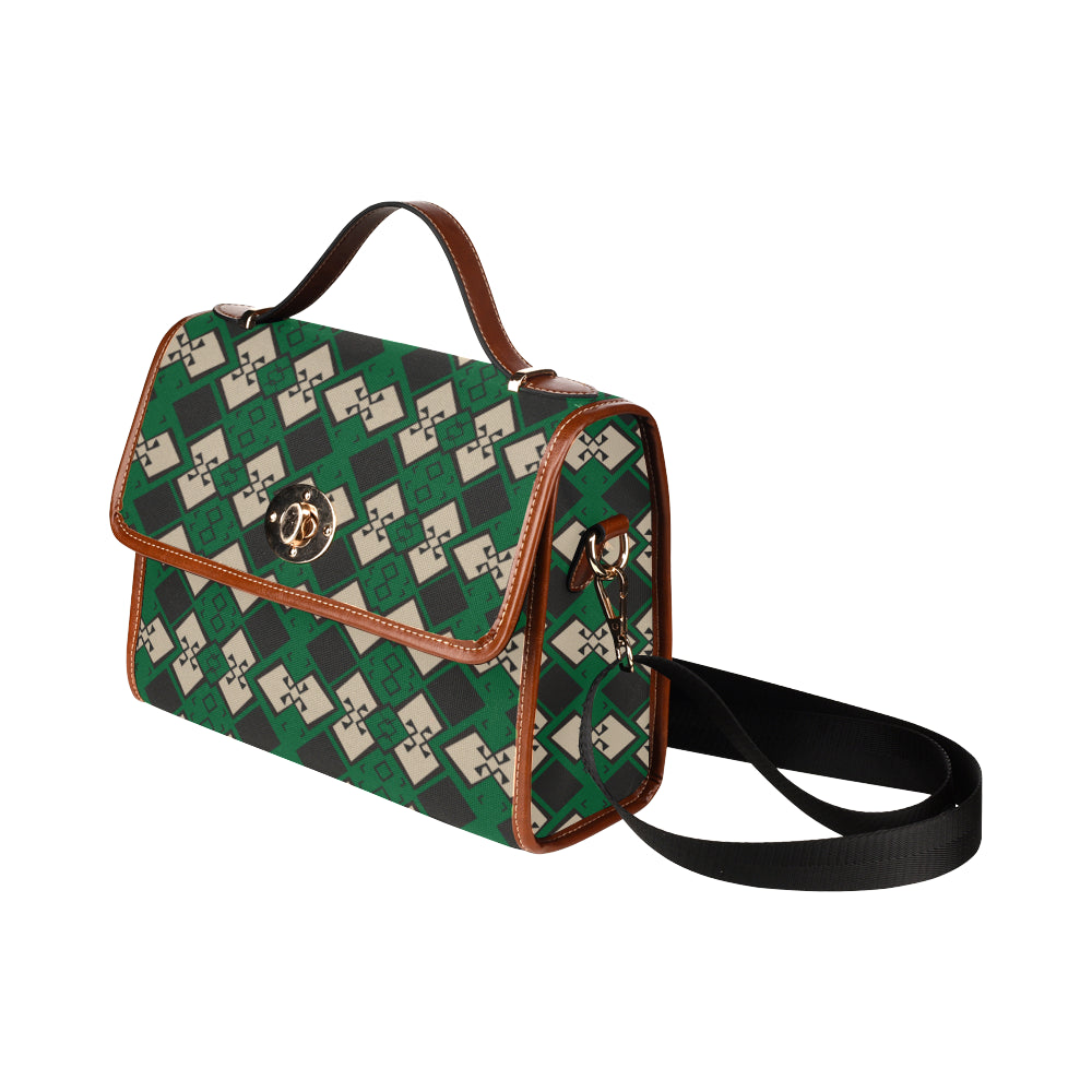 Aztek Print Satchel