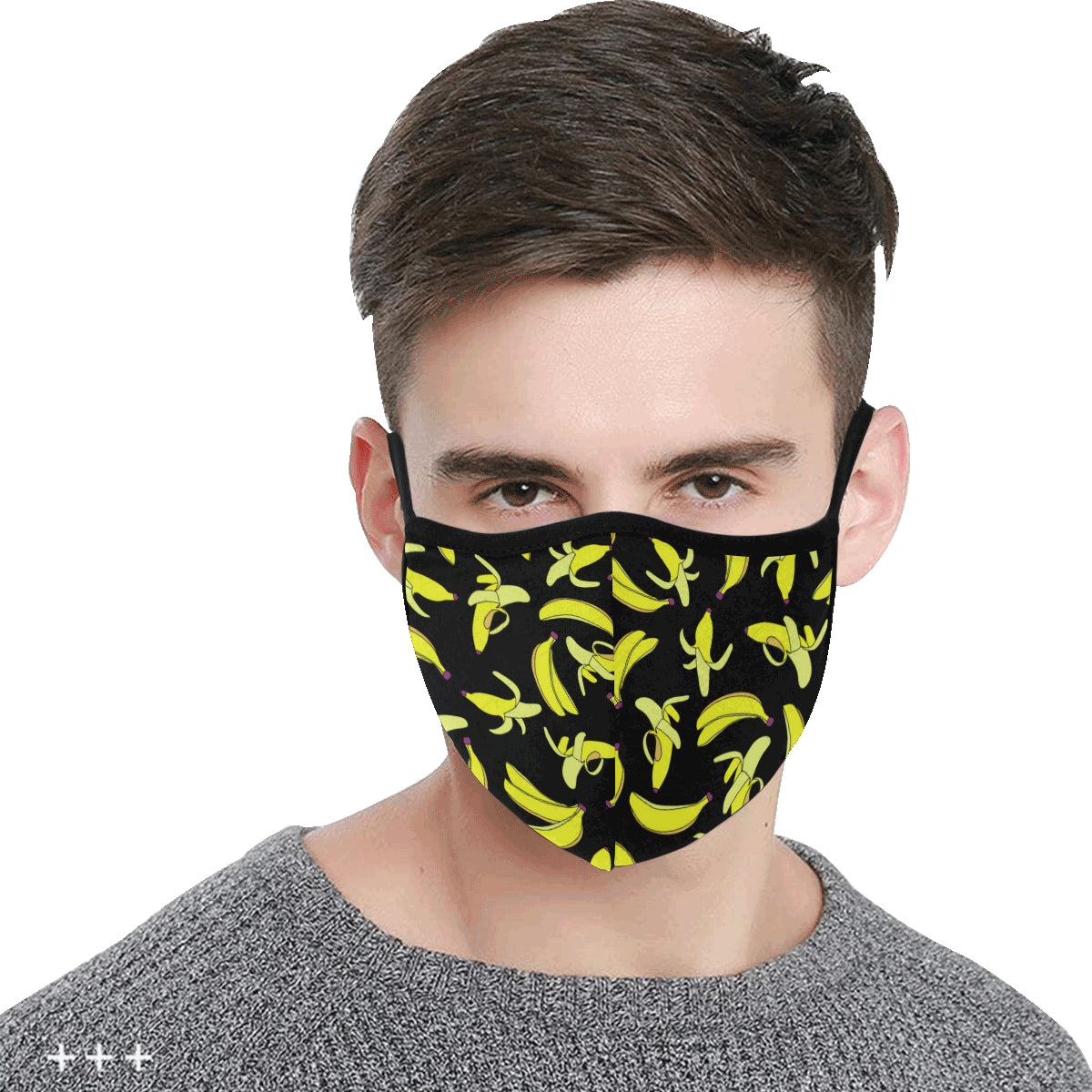 Going Bananas Cotton Fabric Face Mask with filter slot (30 Filters Included) - Non-medical use