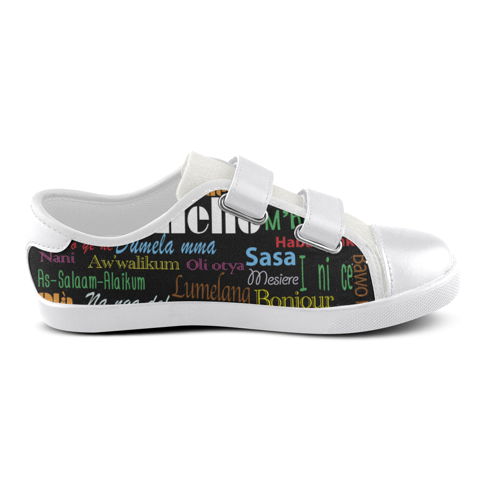 AfriBix Kids Hello Velcro Canvas