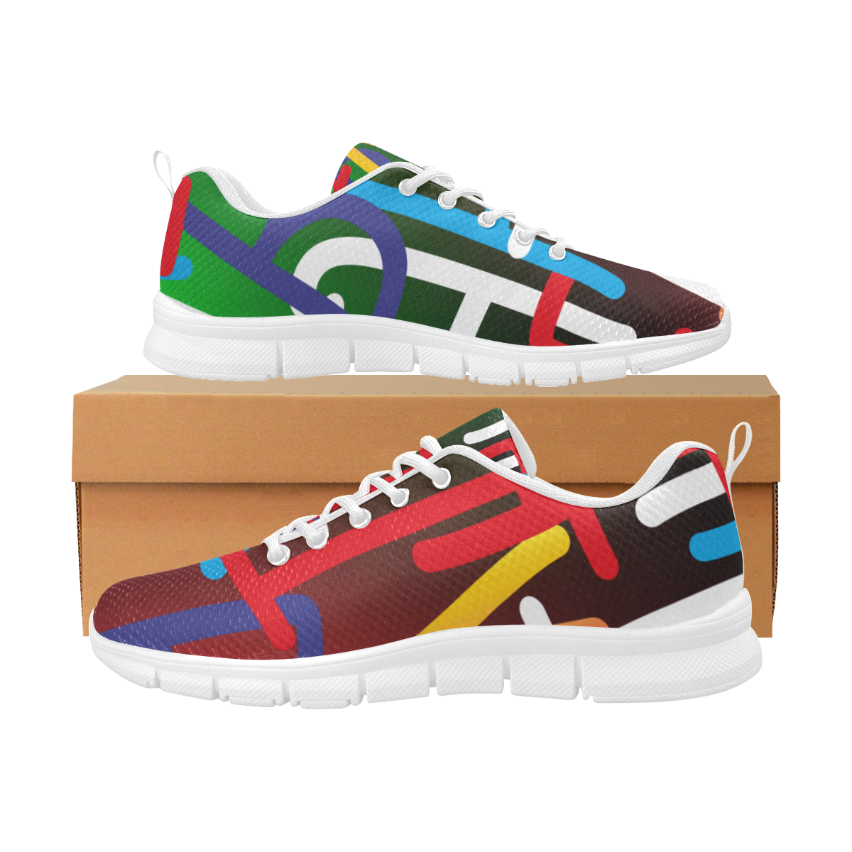 AfriBix Collage Women's Trainers - white