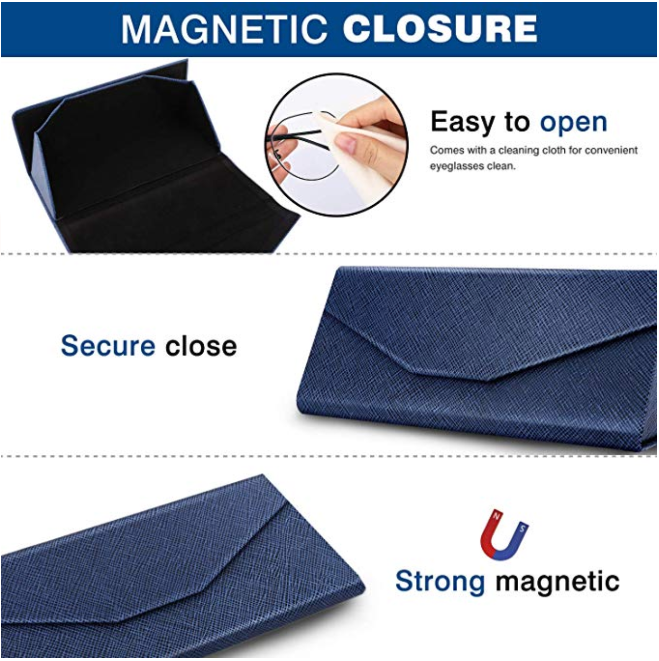 AfriBix Pidgin Print Foldable Glasses Case