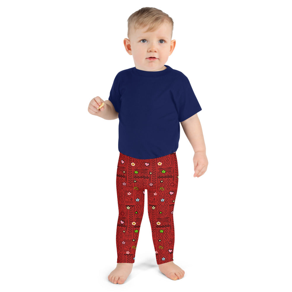 Tribal Print Celebration Kid's Leggings