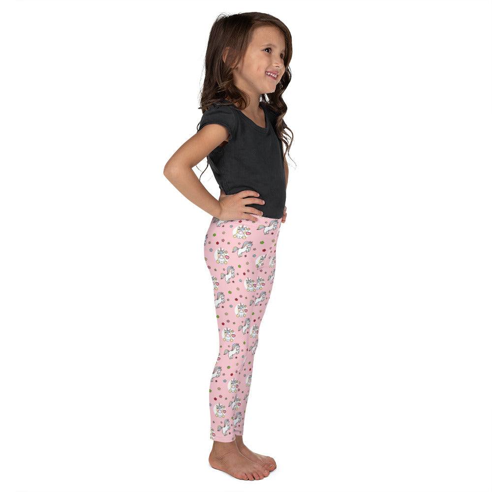 Unicorn Kid's Leggings - pink