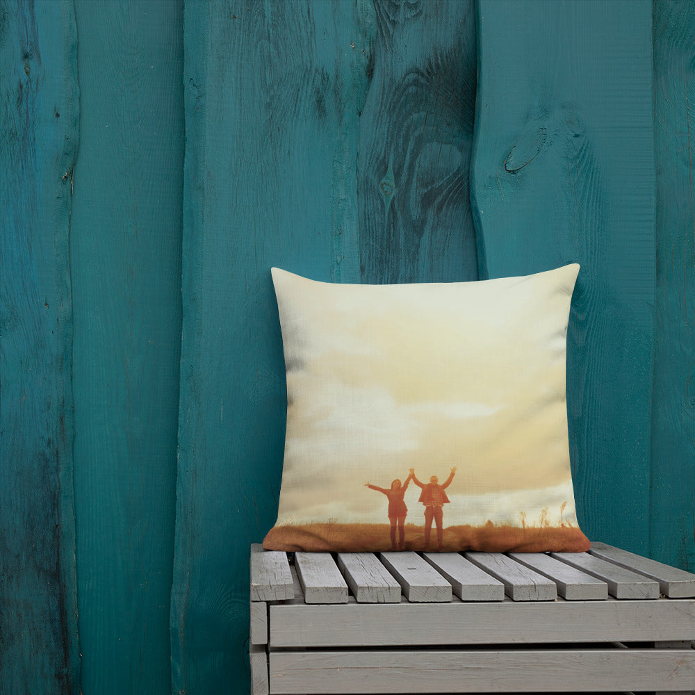 Love Personalised Premium Throw Pillow - Nature