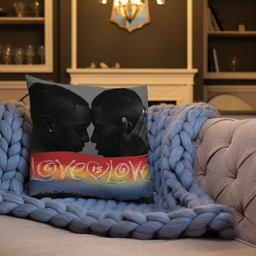 Love is Love Personalised Premium Throw Pillow