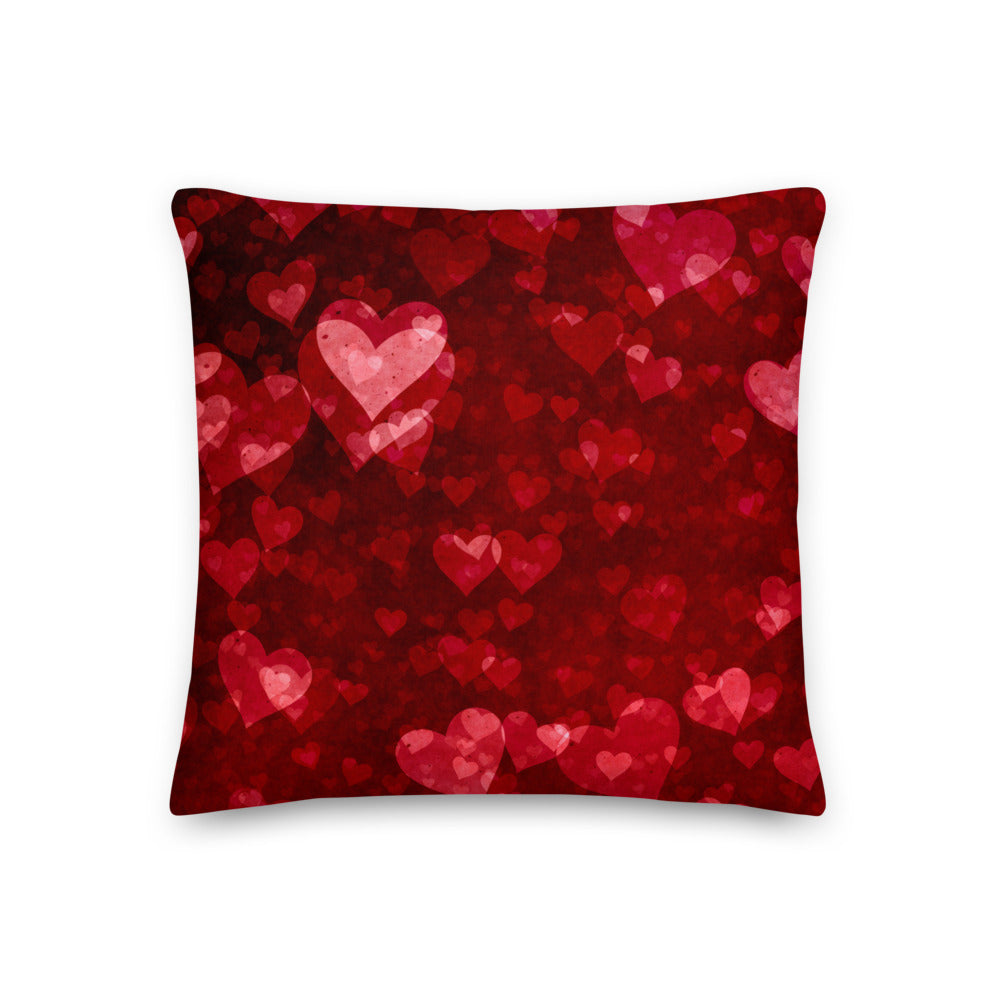 My Heart Beats for You Premium Throw Pillow