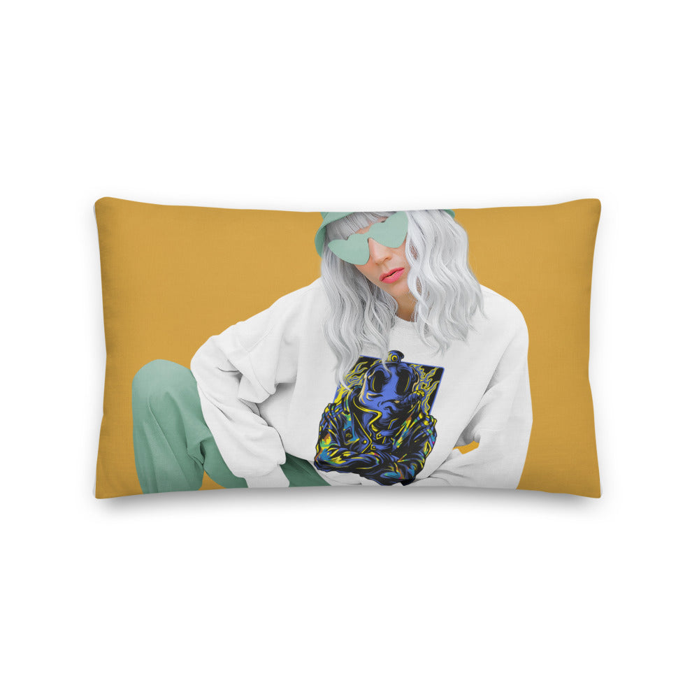 Stay Fearless Personalised Premium Throw Pillow