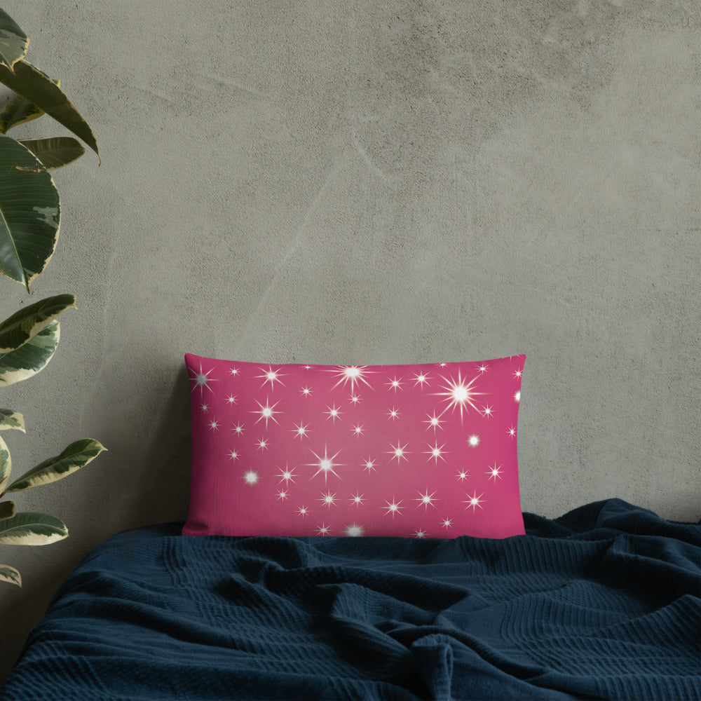Love Personalised Premium Throw Pillow - Stars