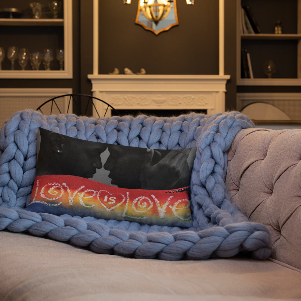 Love is Love Personalised Premium Throw Pillow