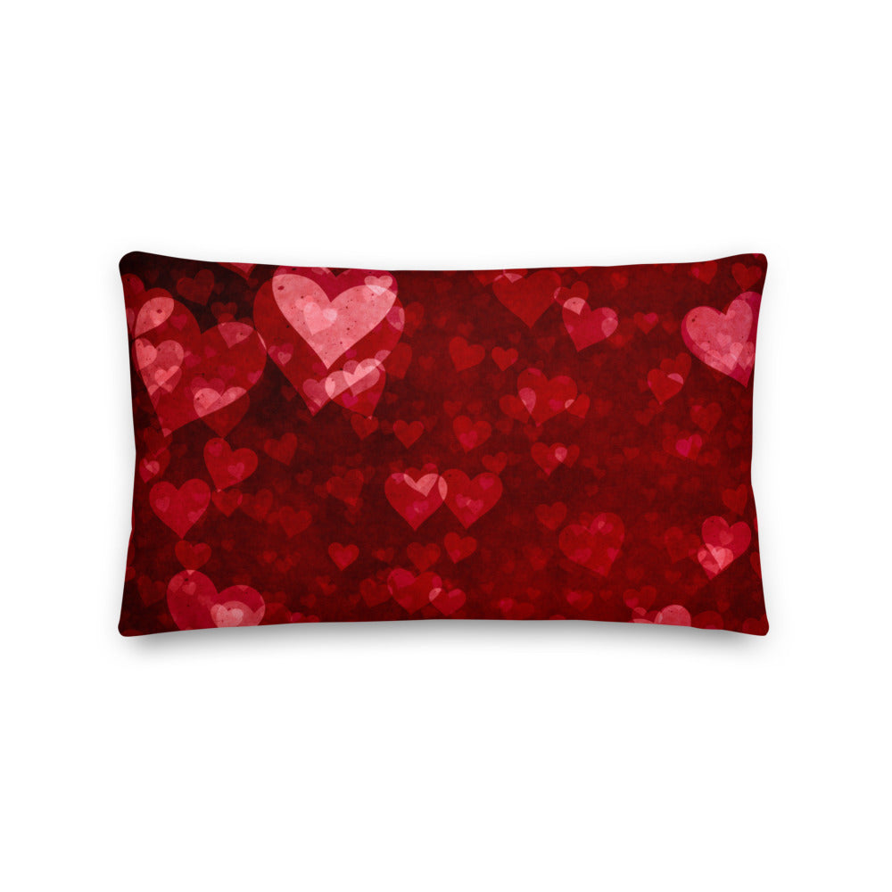 My Heart Beats for You Premium Throw Pillow