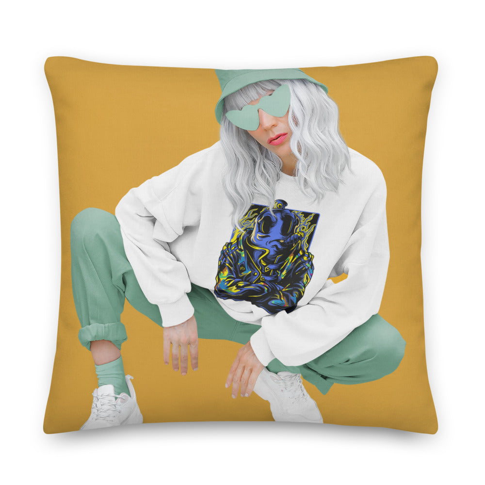 Stay Fearless Personalised Premium Throw Pillow