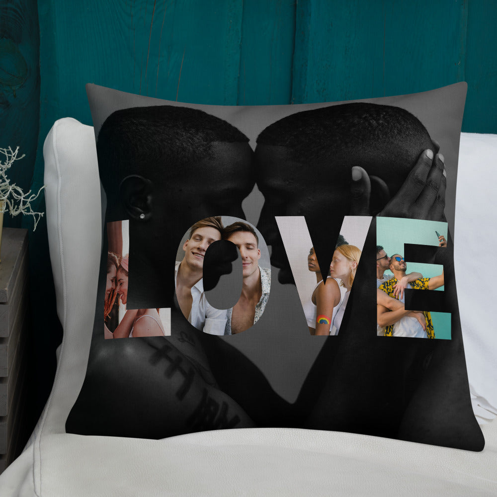 Love is Love Personalised Premium Throw Pillow