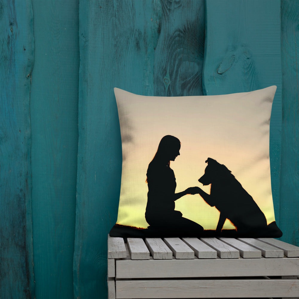 Pets Personalised Premium Throw Pillow - instagram grid
