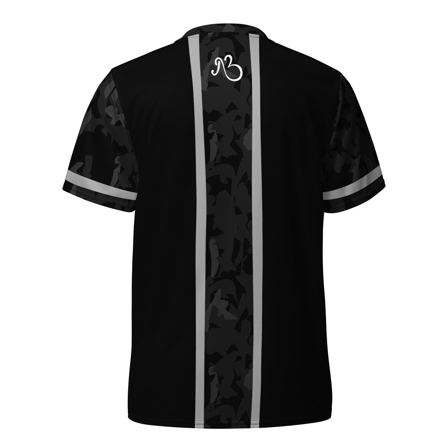 AfriBix Camo Recycled Unisex Sports Jersey - Noir