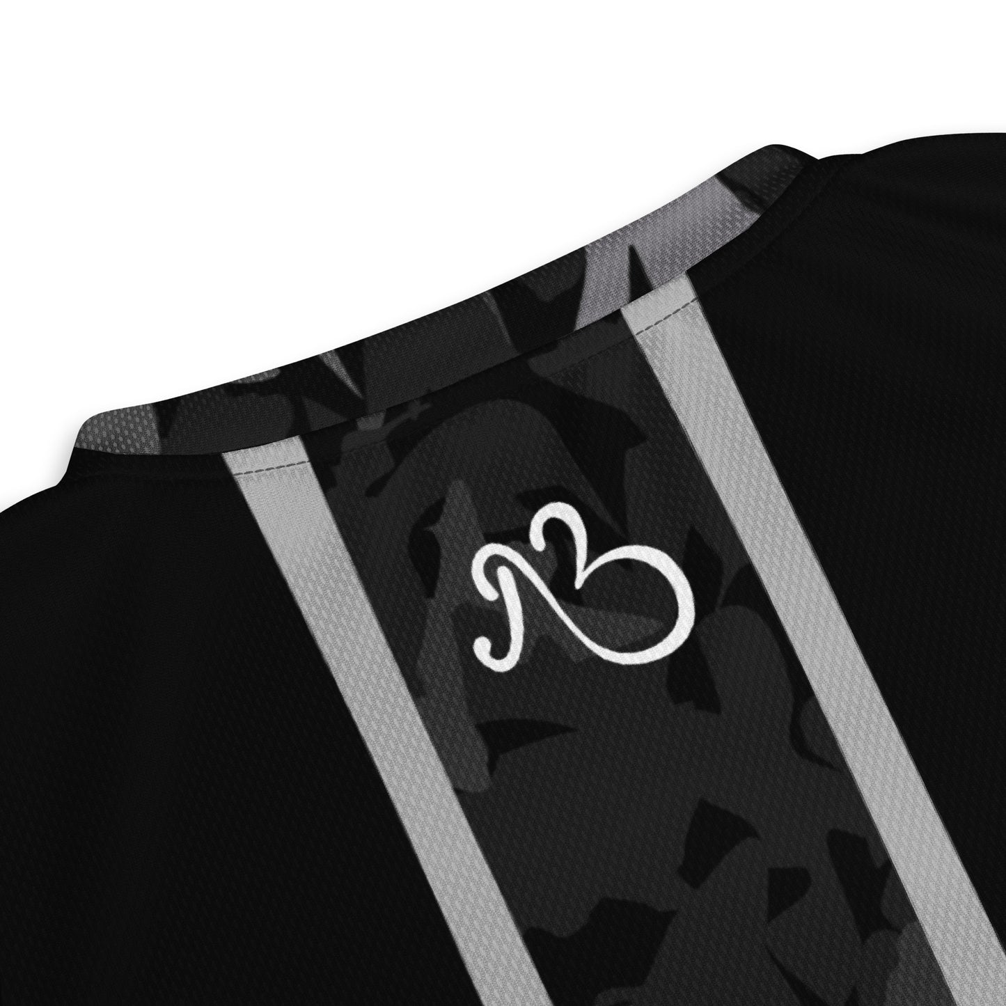 AfriBix Camo Recycled Unisex Sports Jersey - Black