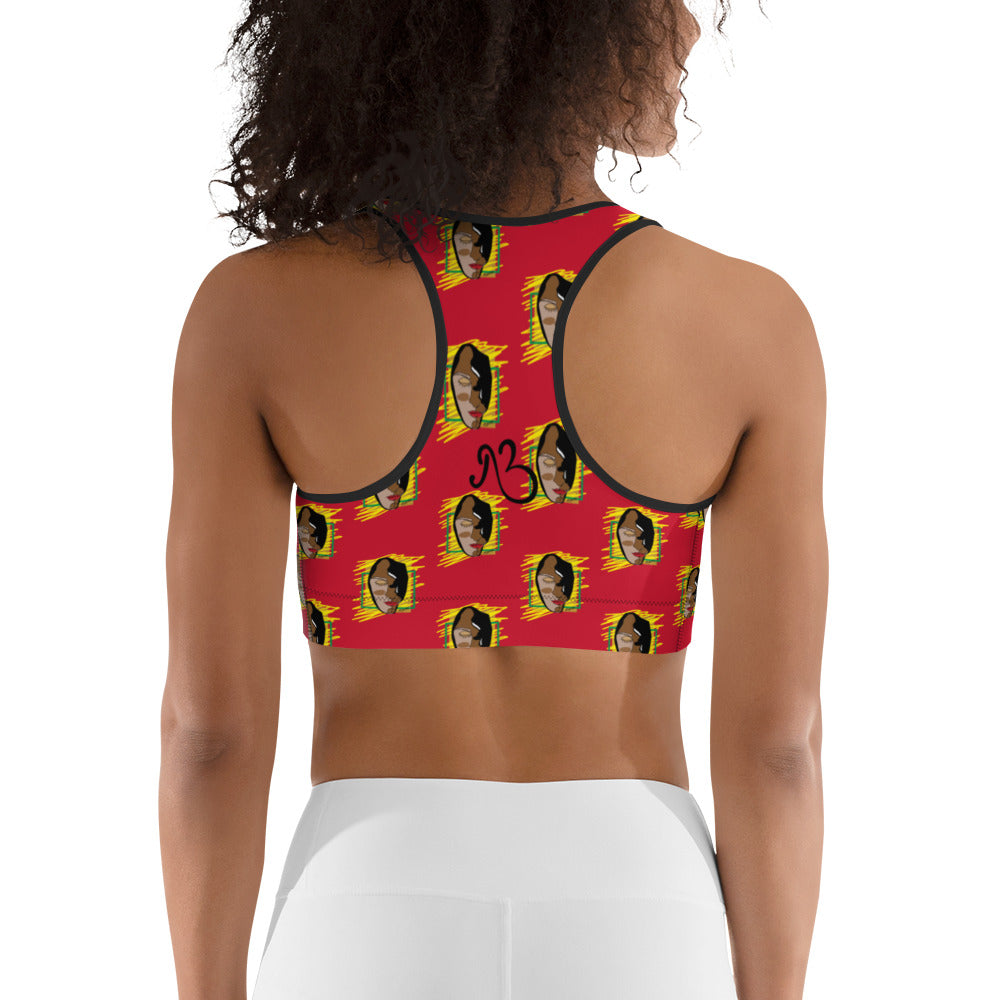 Heritage Print Sports Bra