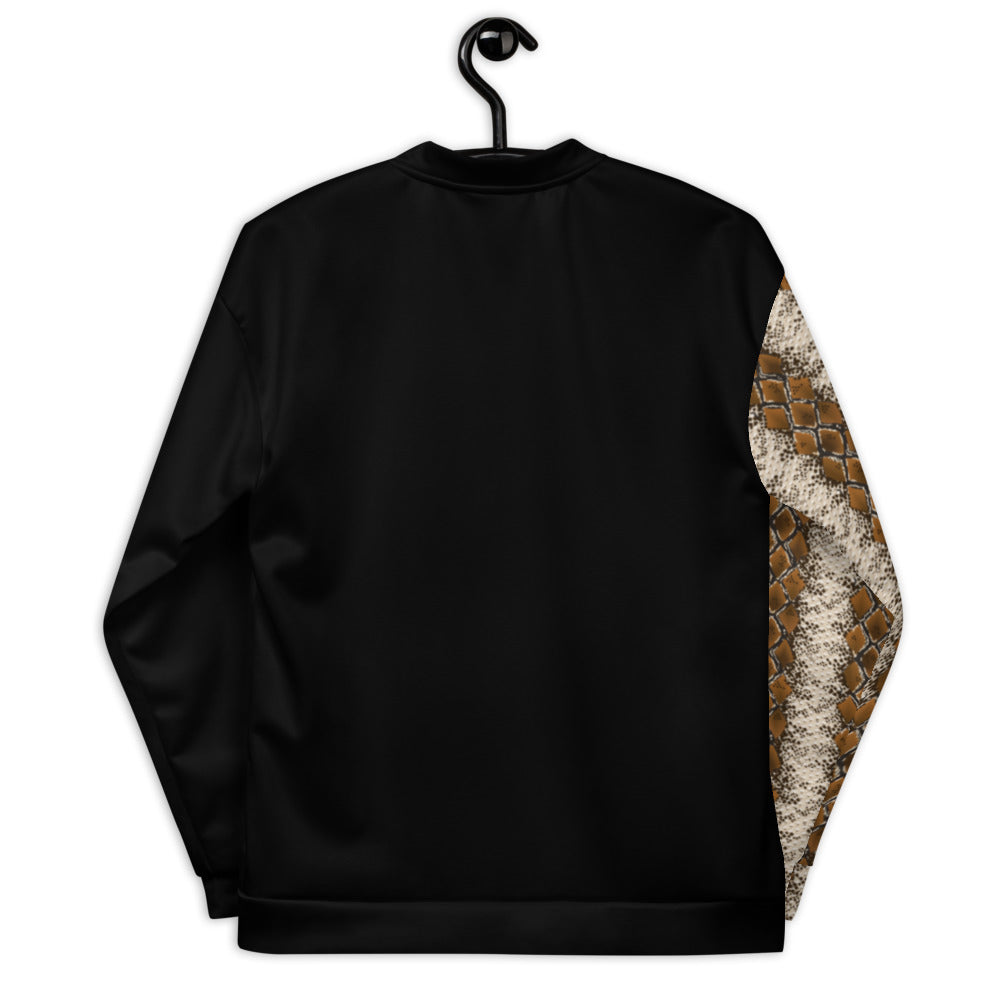 AfriBix Snake Skin Unisex Bomber Jacket