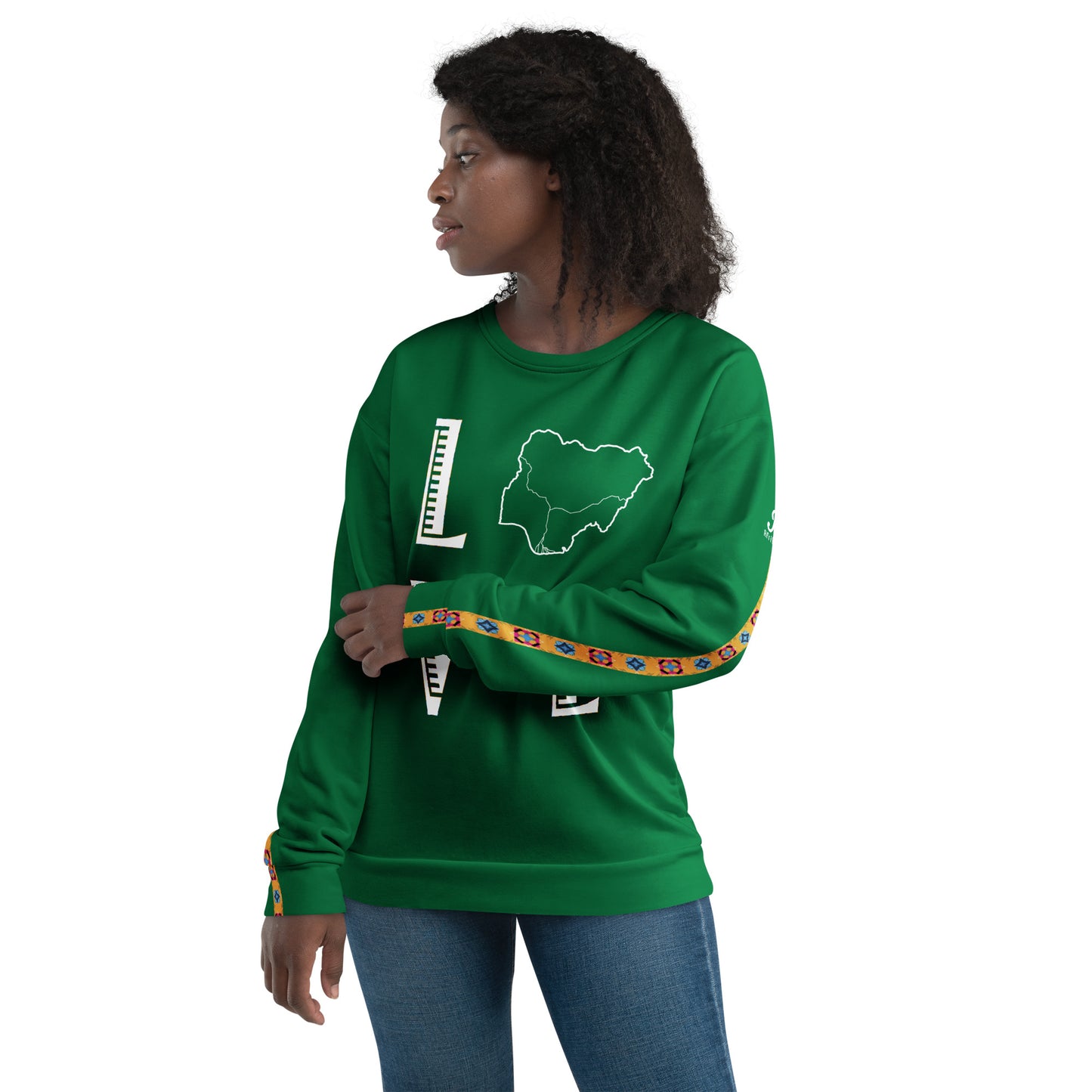 I Love Naija Unisex Sweatshirt