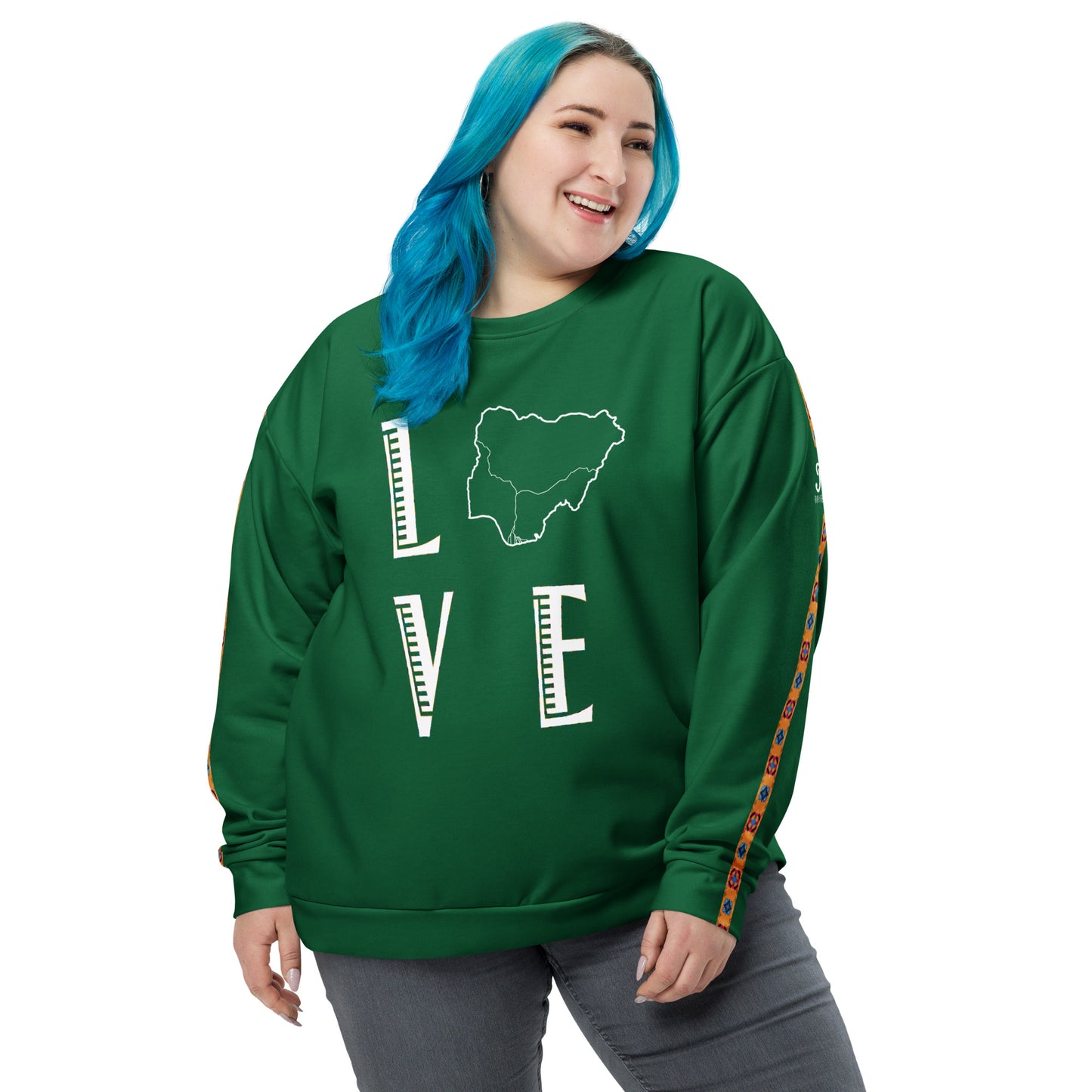 I Love Naija Unisex Sweatshirt