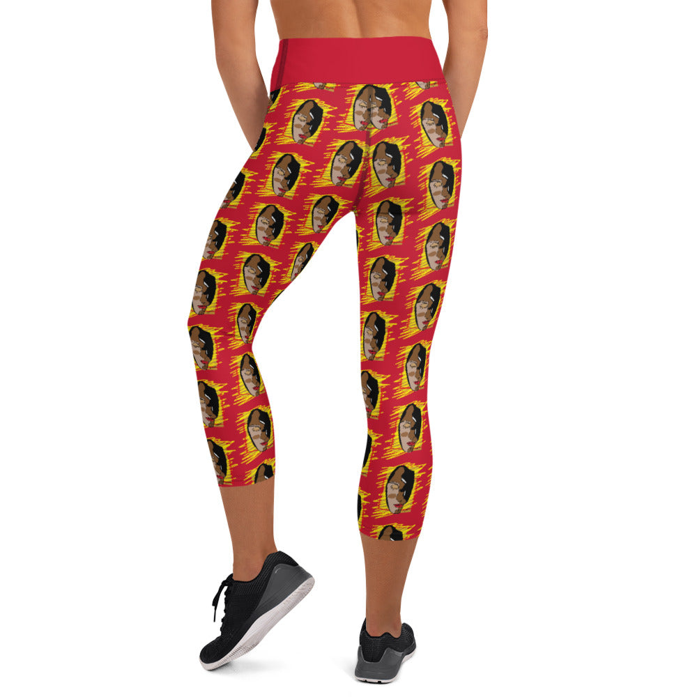 Serenity High Waist Capri Leggings