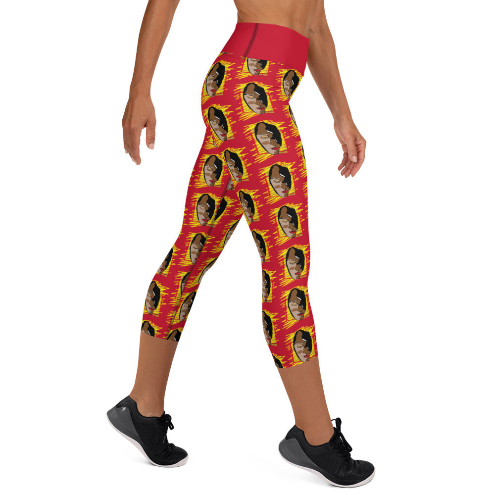 Serenity High Waist Capri Leggings