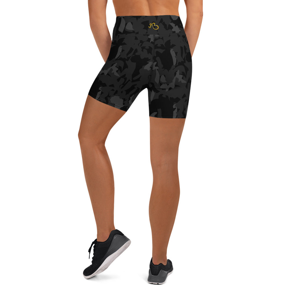 Camouflage Lycra Shorts - AfriBix Camo Noir
