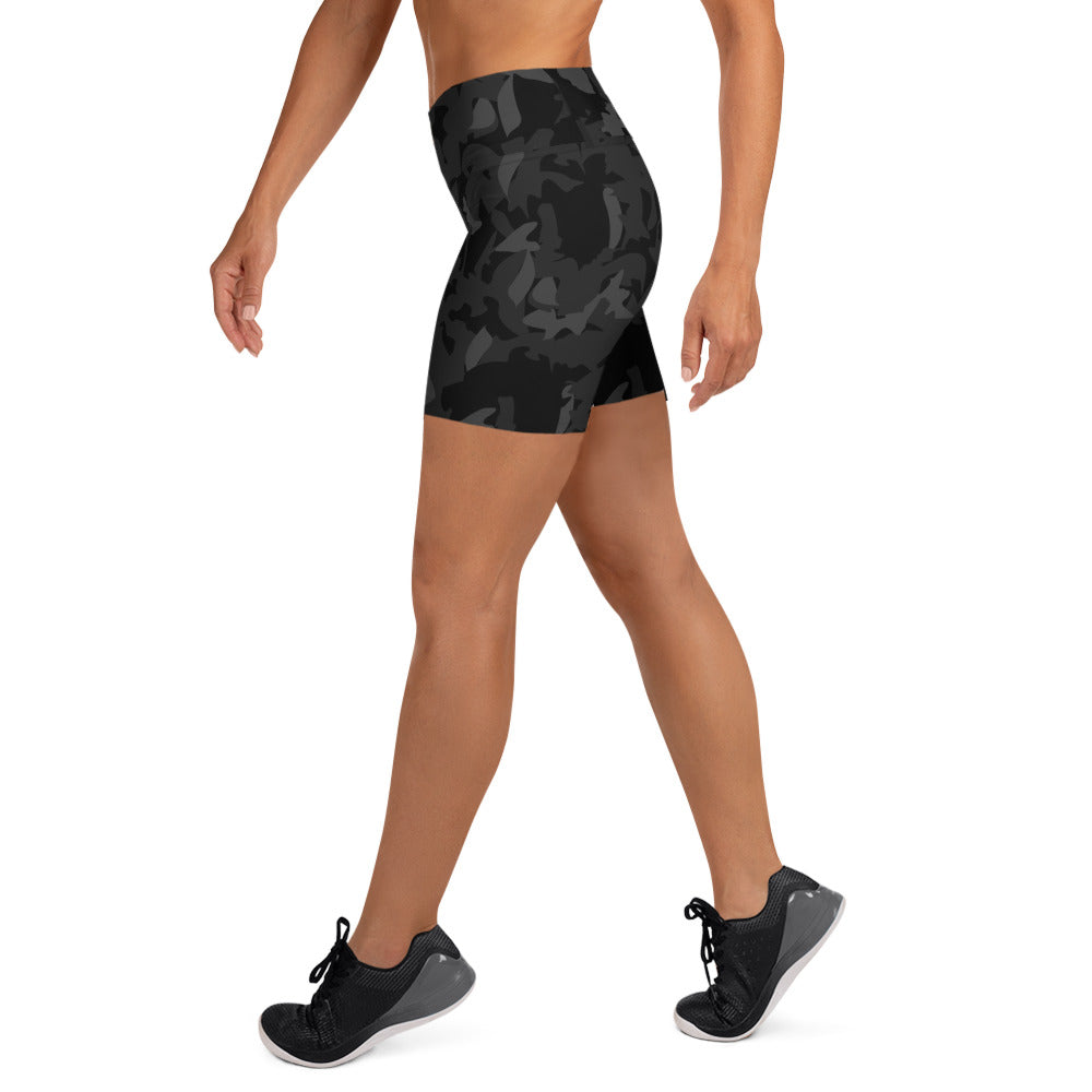 Camouflage Lycra Shorts - AfriBix Camo Noir