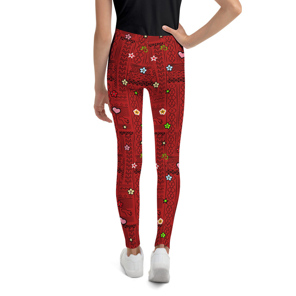 Tribal Print Celebration Youth Leggings