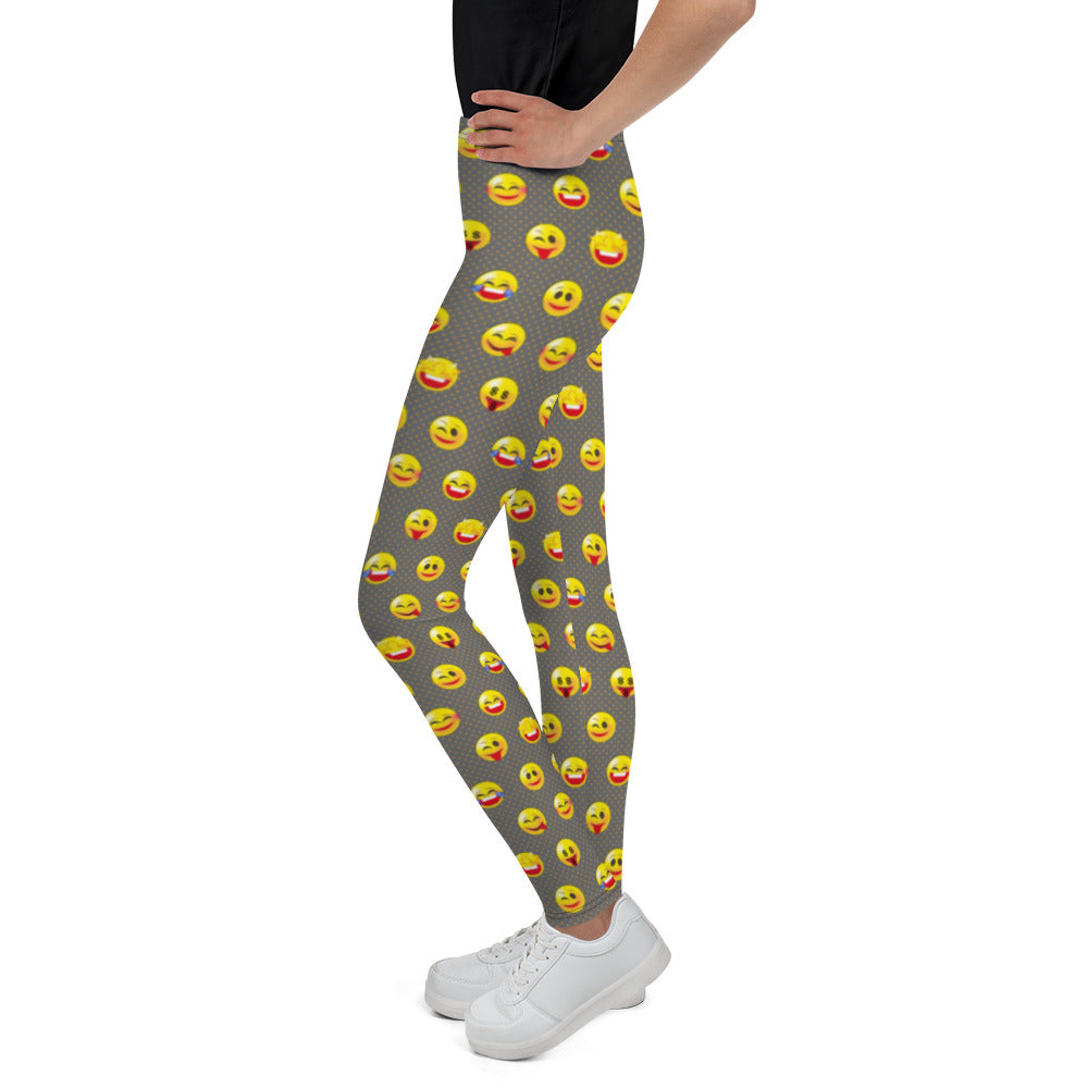 Emoji Star Youth Leggings