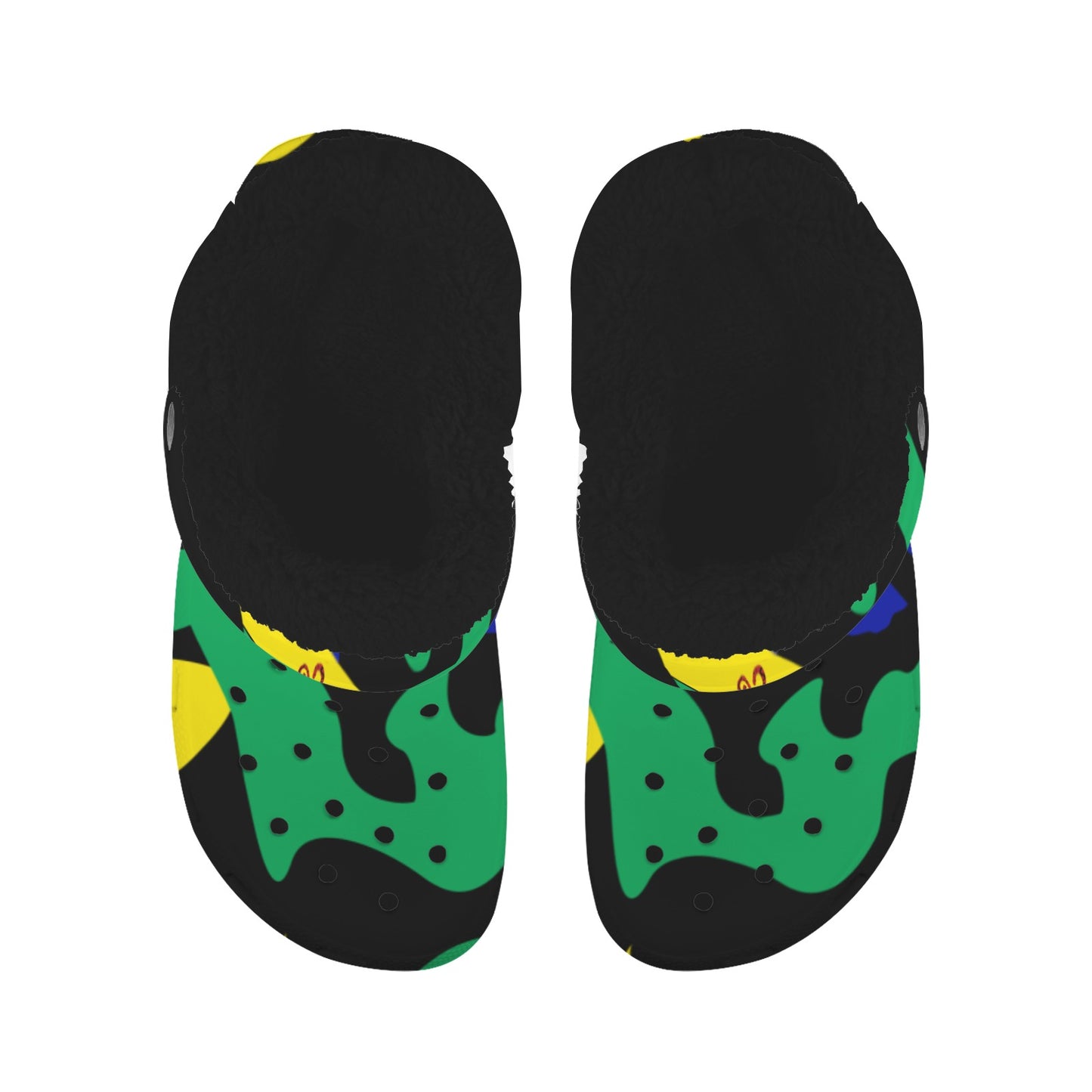AfriBix Camo Print Fleece Lined UNISEX Clogs Warm Slippers