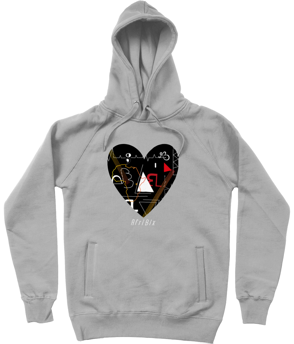 Linear Print Trendy Unisex Pullover Hoodie