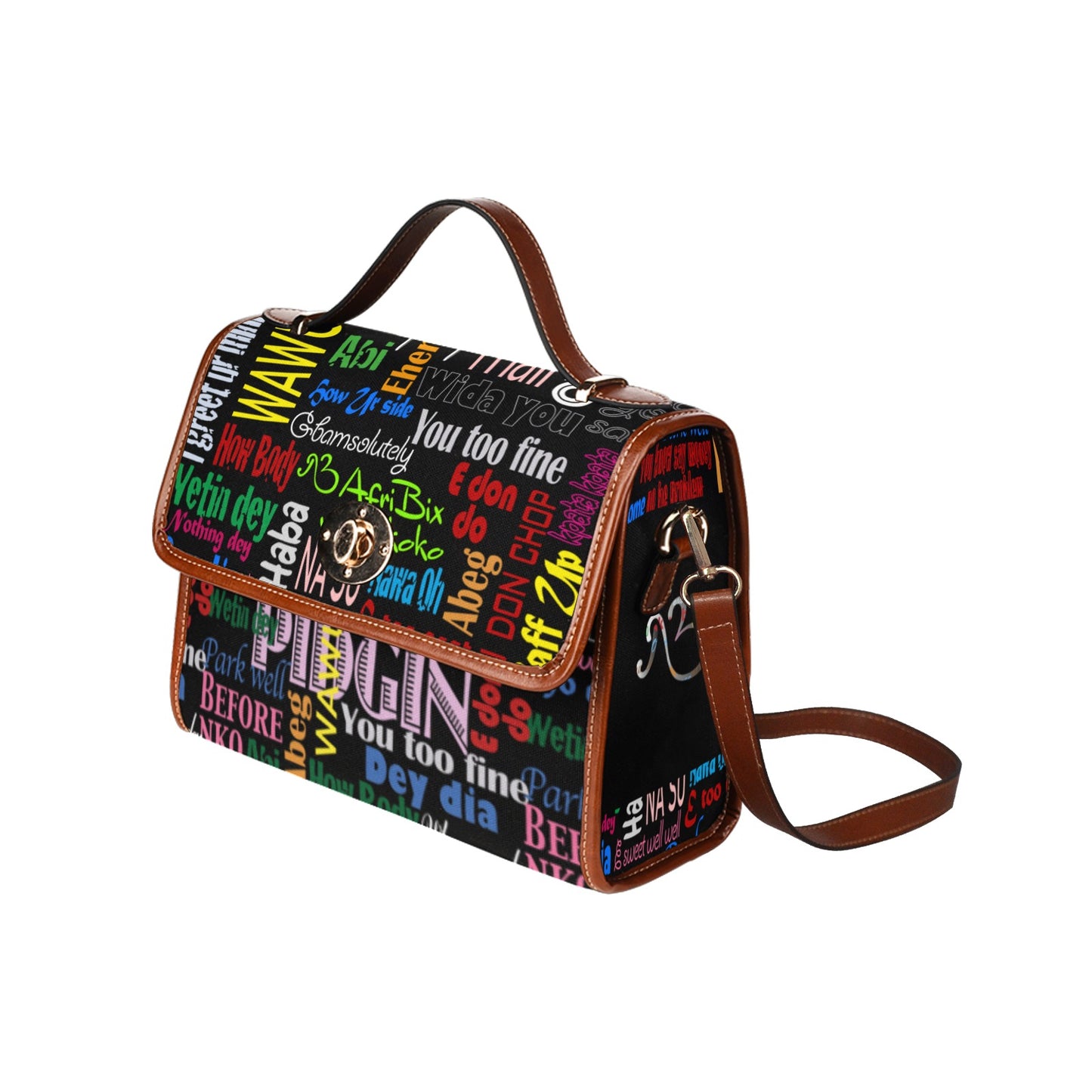 AfriBix Pidgin Print Satchel