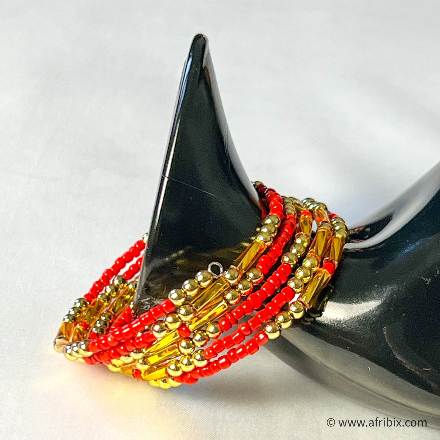 Gold and Silver Coral Bracelet