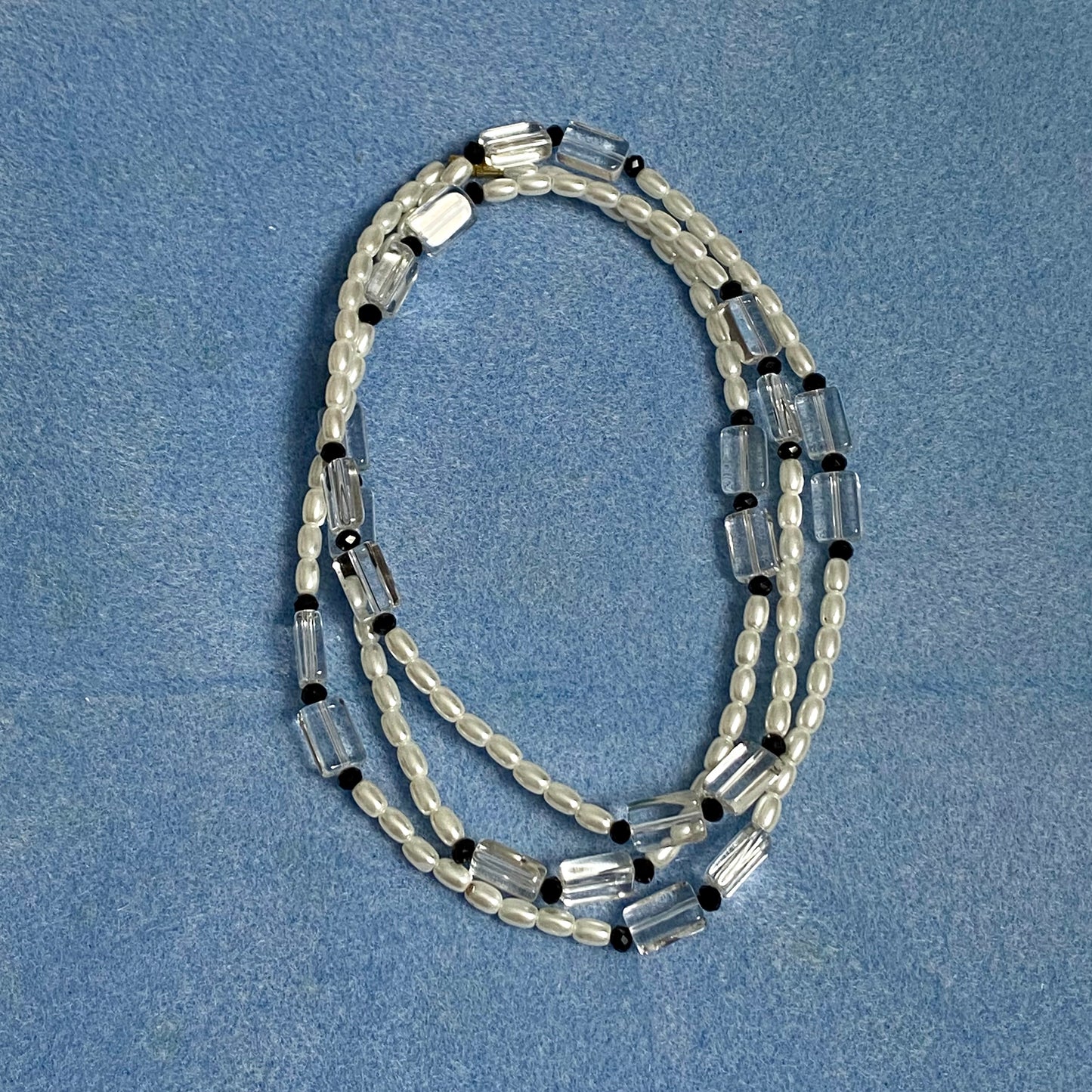 Adaobi White Pearl Belly Chain Waist Beads