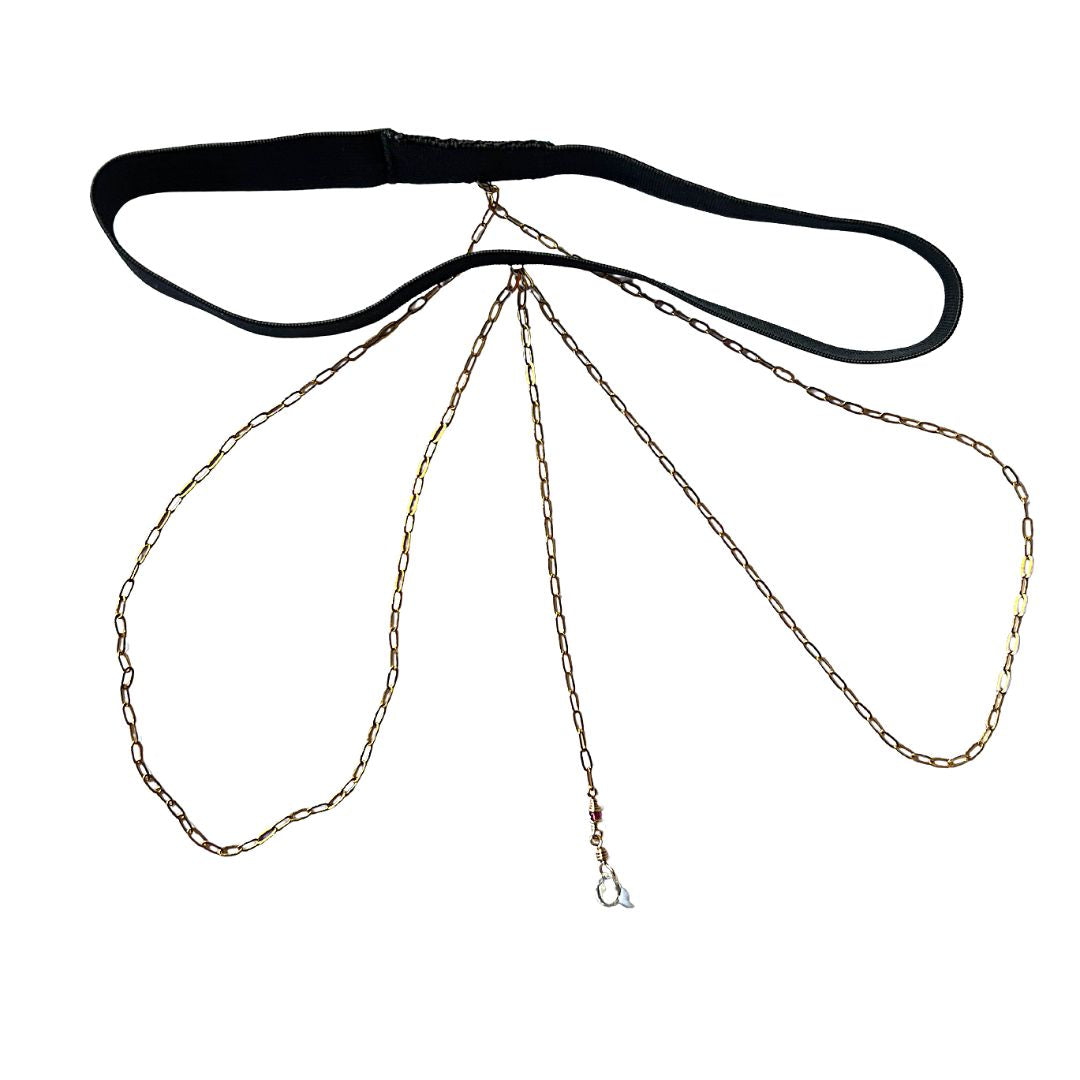 Gold Chain Thighlet Thigh Chain Body Jewellery