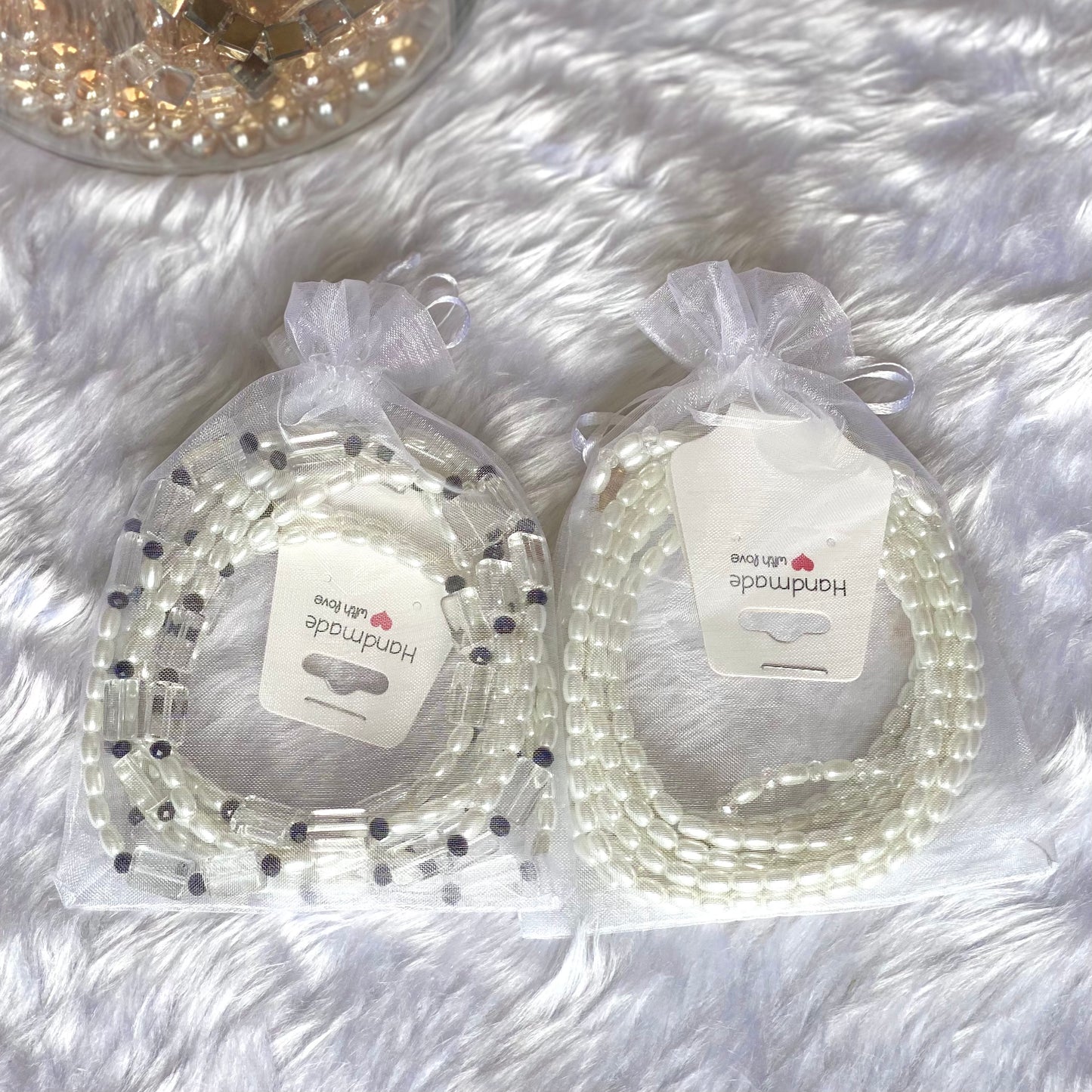 Adaobi White Pearl Belly Chain Waist Beads
