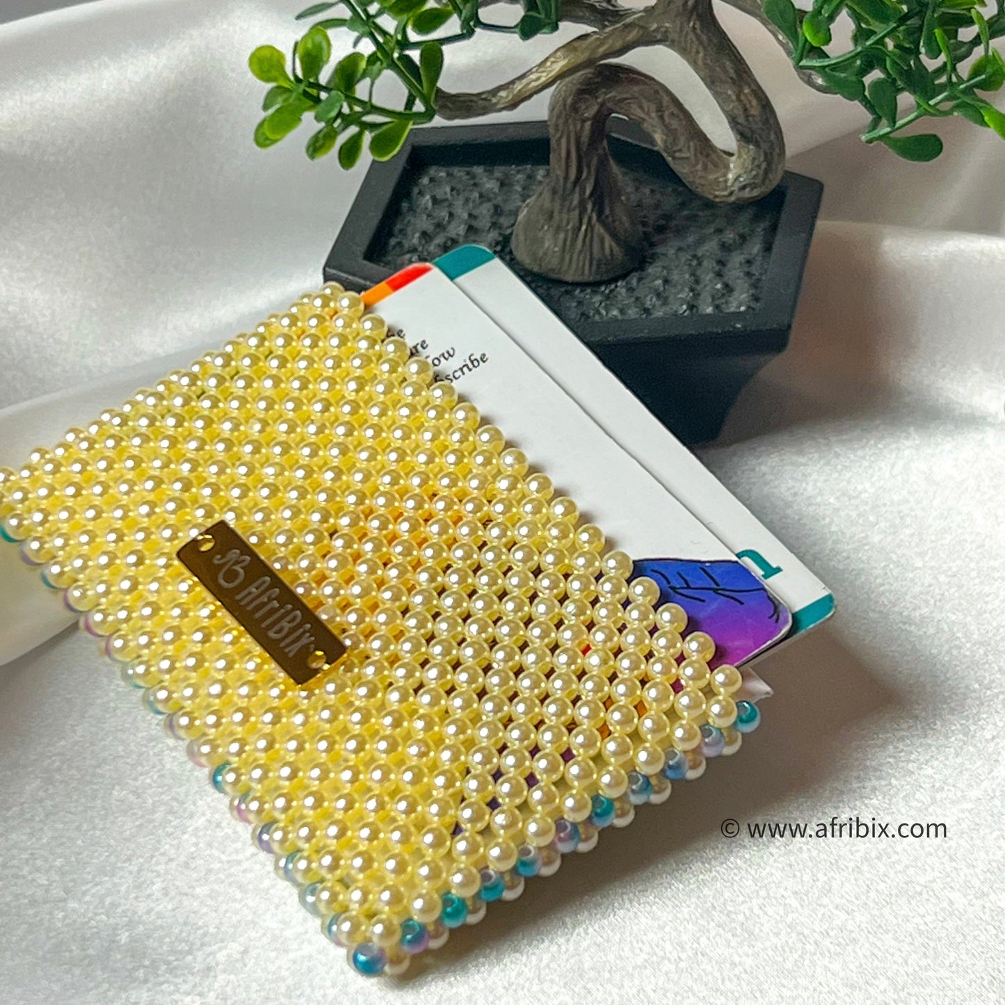Pearl Business Card and Credit Card Holder